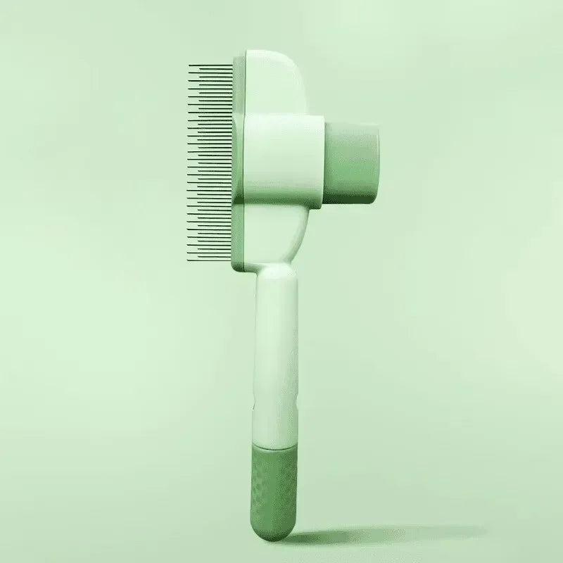 One-Click Pet Grooming Brush – Hair Removal Made Easy