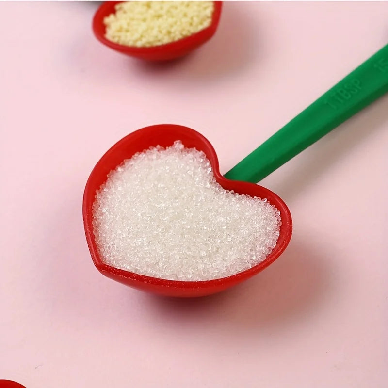 5-Piece Heart-Shaped Measuring Spoon Set