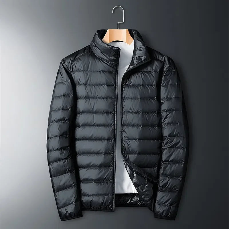 Jacket Men Waterproof Casual Outdoor Portable Lightweight Male Padded Coats