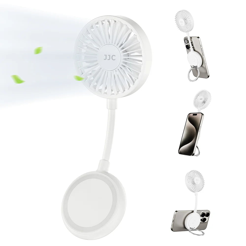 GlowCool- Magnetic Phone Fan One Hand Fan with Phone