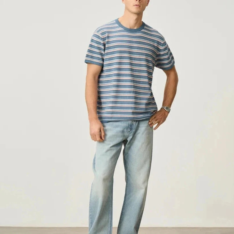 Summer Striped Knit T-Shirt