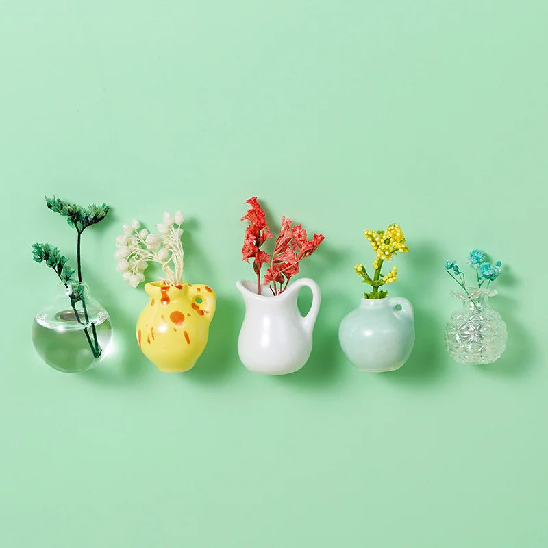Mini Ceramic Vase Fridge Magnet