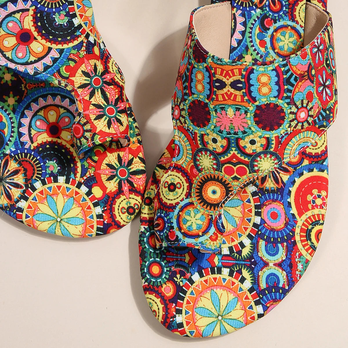 Bohemian Clip-Toe Flat Sandals 2025 Summer