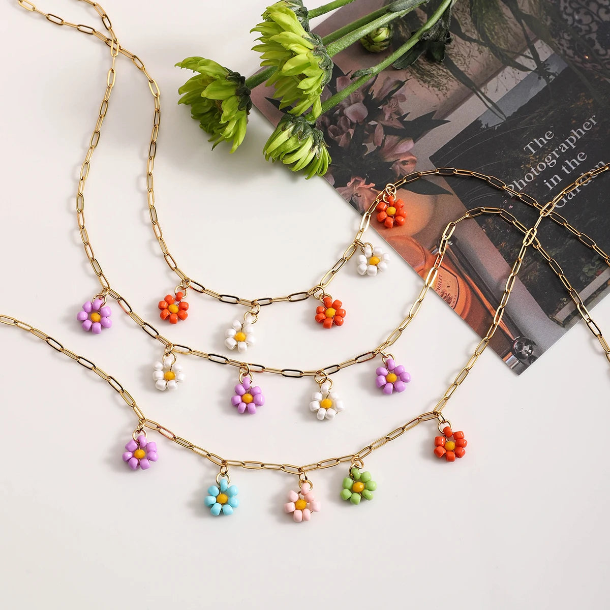 Sweet Flower Pendant Necklace