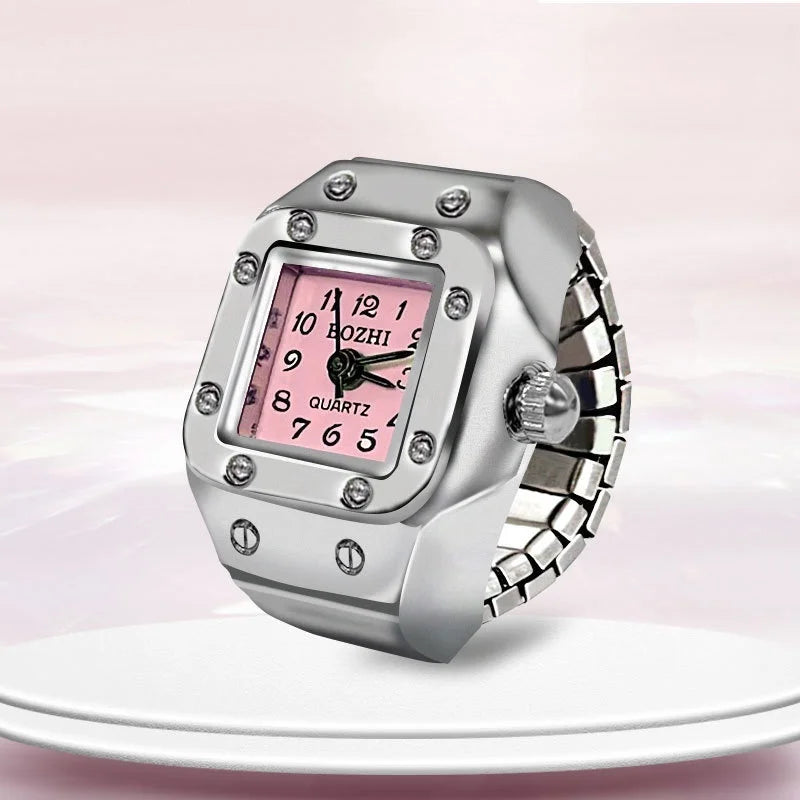 Retro Watch Ring – Hip-Hop Punk Style