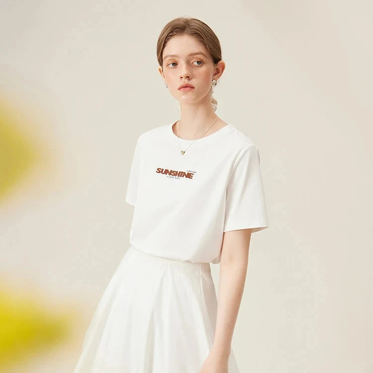 Embroidered Cotton Tee