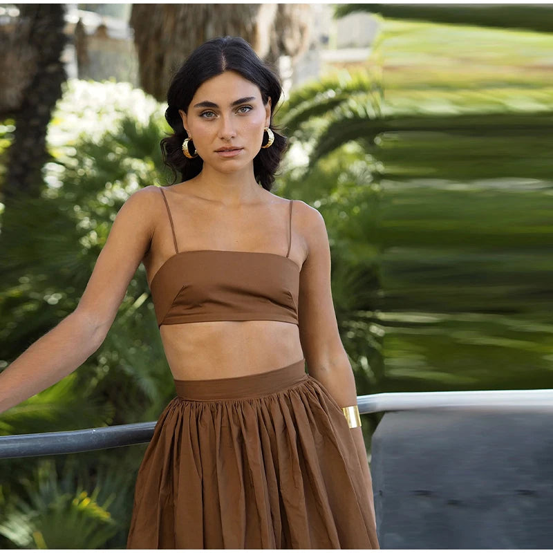 Tube Top & Maxi Skirt Set – Sexy & Effortless Summer Look