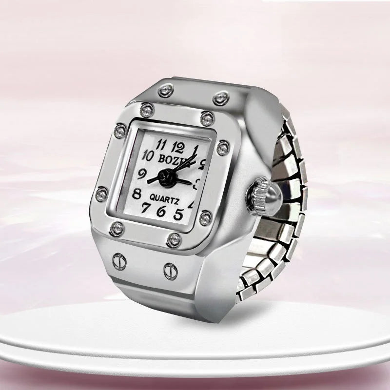 Retro Watch Ring – Hip-Hop Punk Style