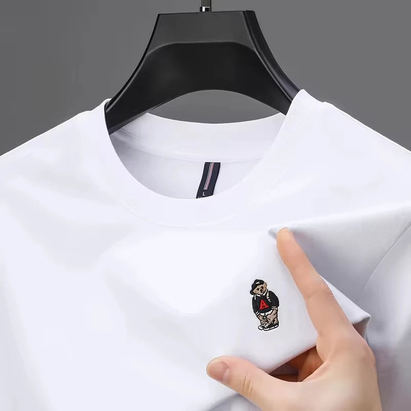 Cotton Luxury Embroidered T-Shirt
