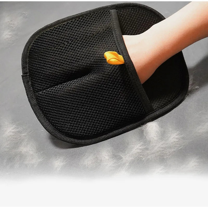 Double-Sided Pet Grooming Gloves