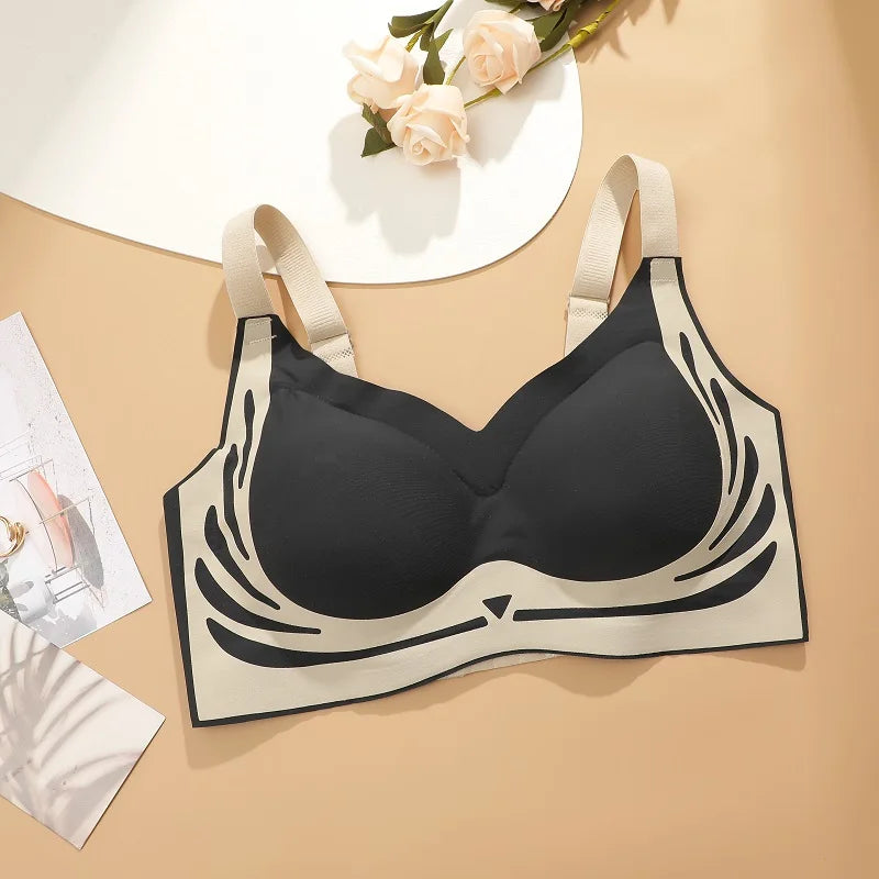 Super Gather Push-Up Bra – Seamless Full Cup Comfort