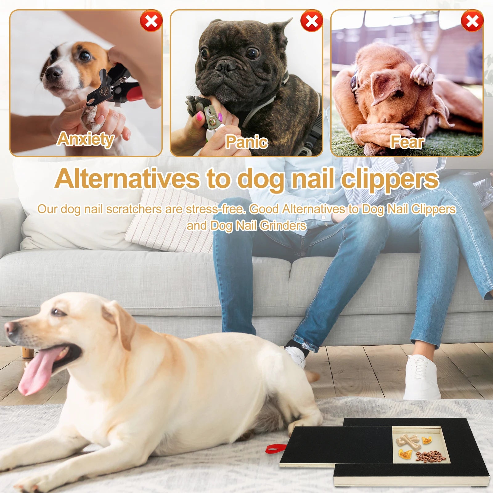 Dog Scratch Board with Treat Drawer – Nail Care Meets Training
