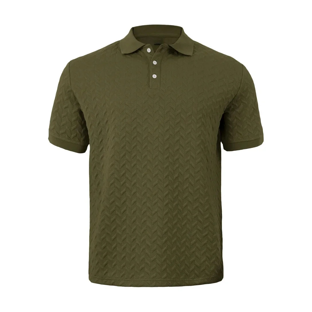 2025 Summer Men’s Floral Polo Shirt