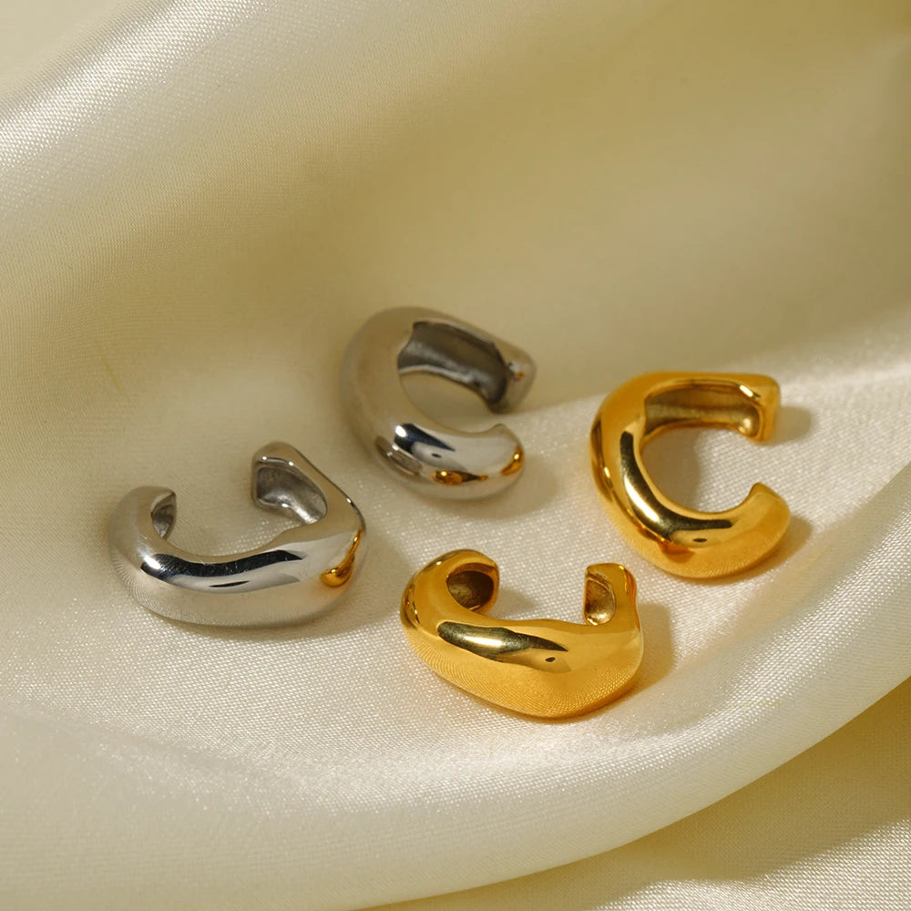 Plated Irregular Ear Clip
