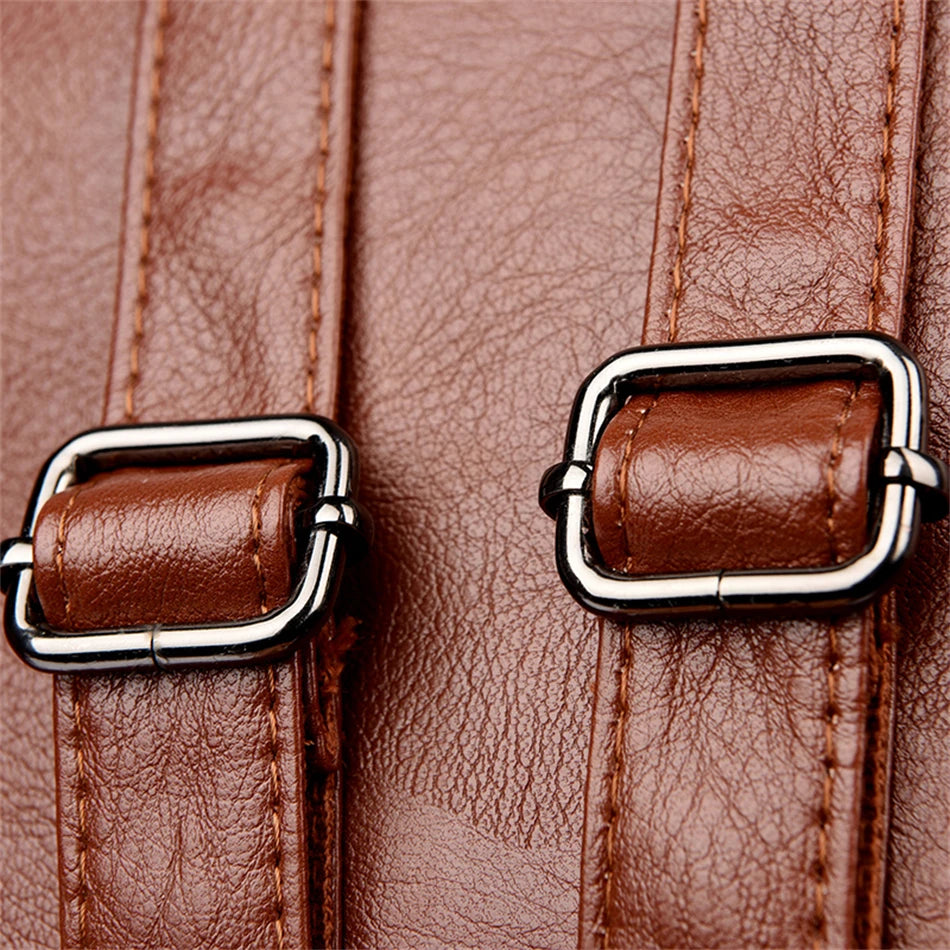 Luxury Leather Travel Backpack – Chic Meets Functional