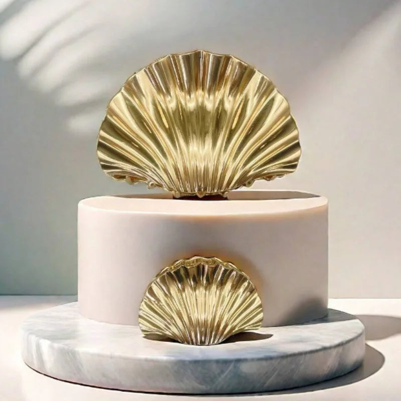 Shell Textured Metal Hair Claw