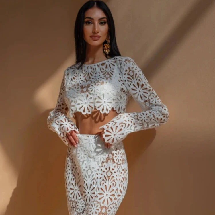 Embroidered Beach Set