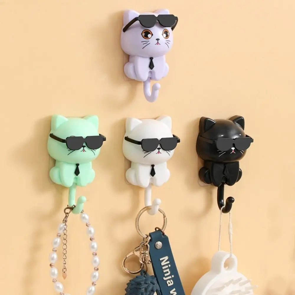 Cartoon Cat Hooks – Cute &amp; Functional Wall Hangers