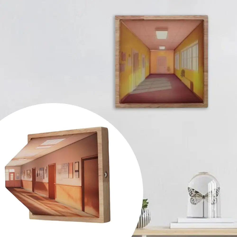 3D Naked Eye Wall Light – USB LED Atmosphere Lamp