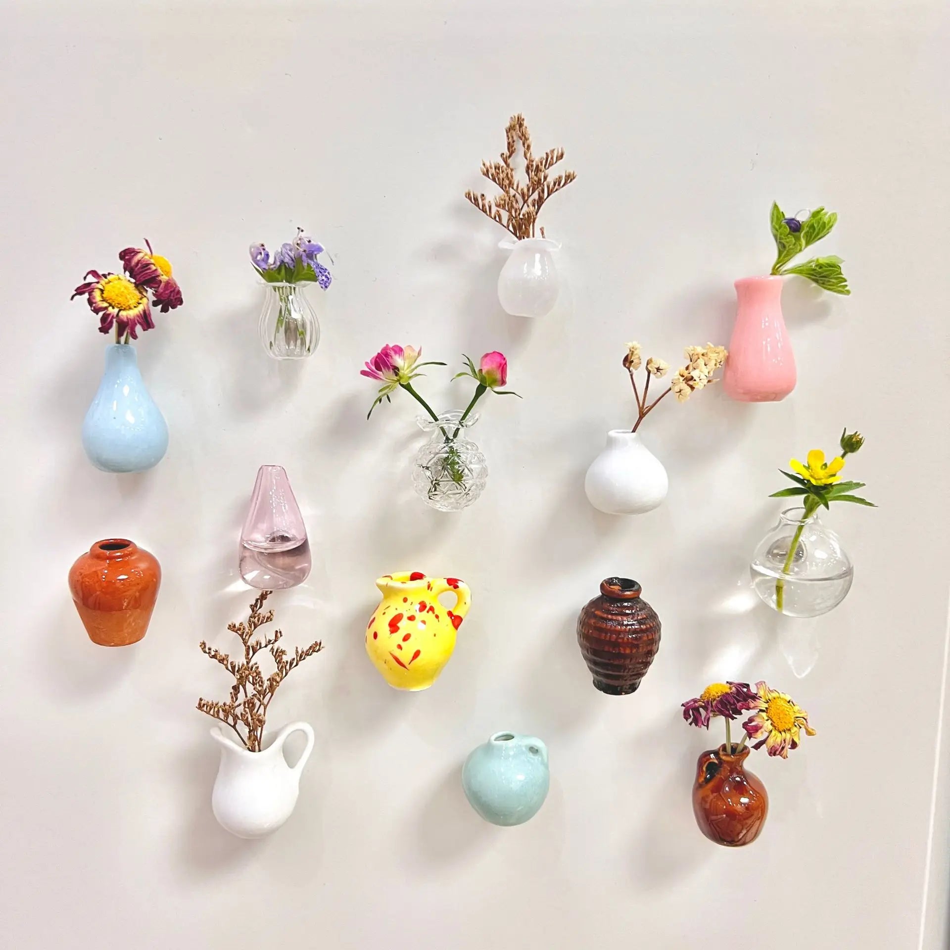 Mini Ceramic Vase Fridge Magnet