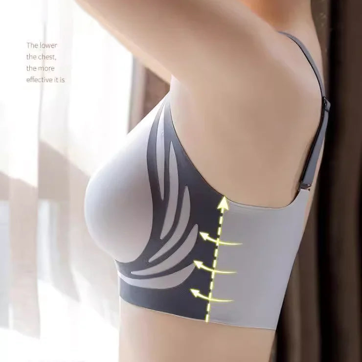 Super Gather Push-Up Bra – Seamless Full Cup Comfort
