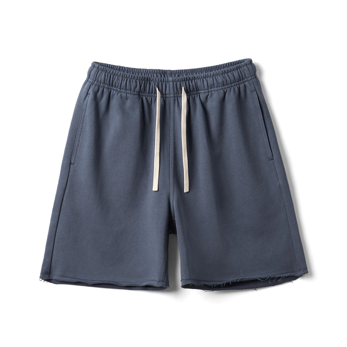 Oversized Raw Hem Shorts