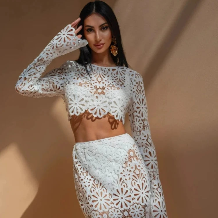 Embroidered Beach Set
