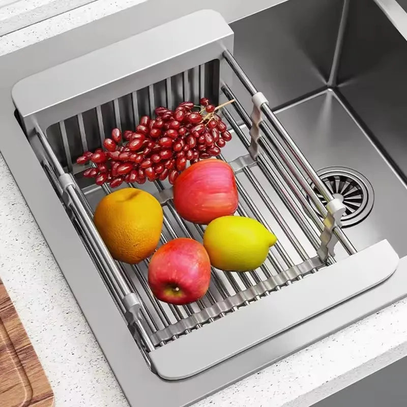 Adjustable Over-the-Sink Dish Drying Rack