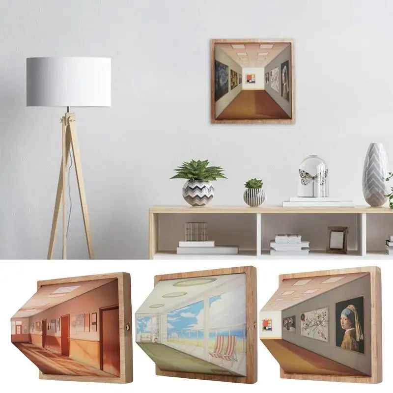 3D Naked Eye Wall Light – USB LED Atmosphere Lamp