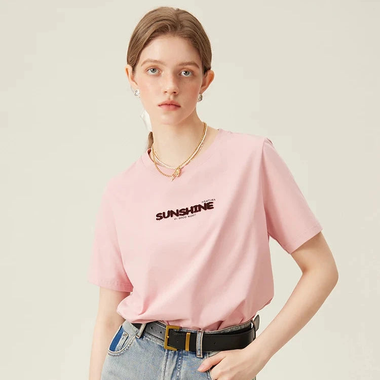 Embroidered Cotton Tee