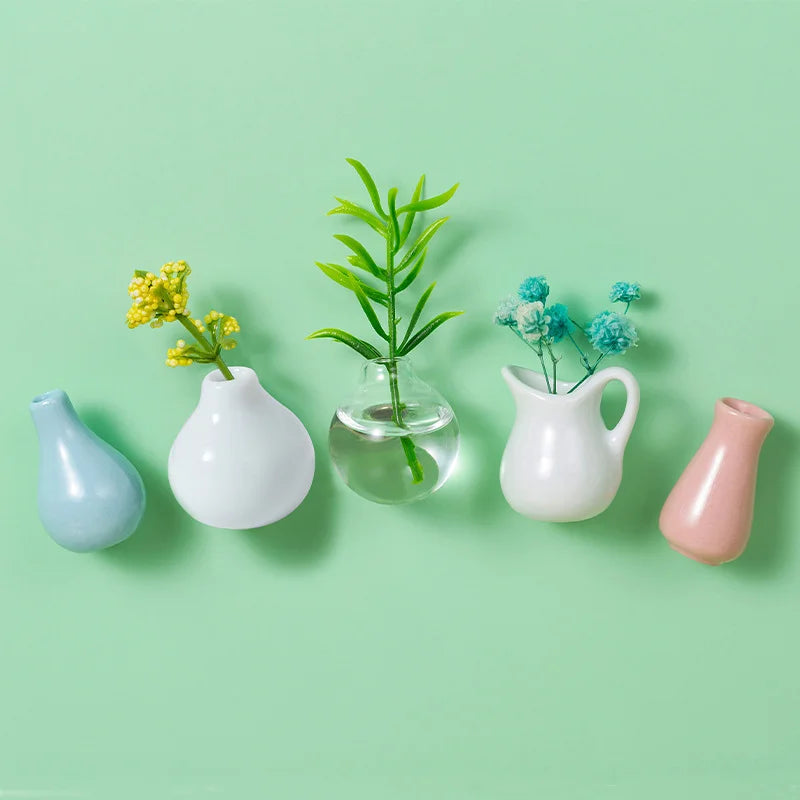 Mini Ceramic Vase Fridge Magnet