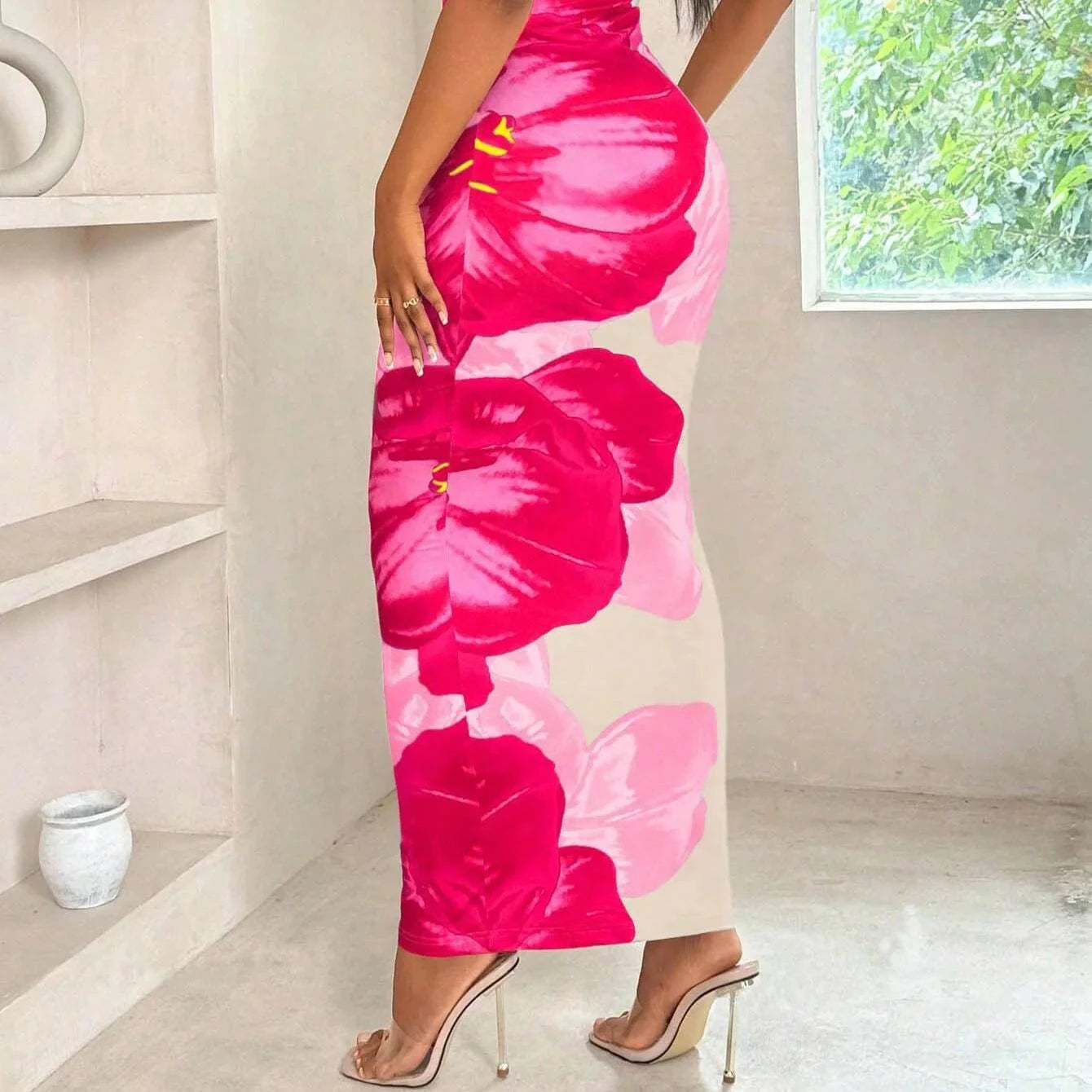 Inspired Sexy Ethos Print Dress