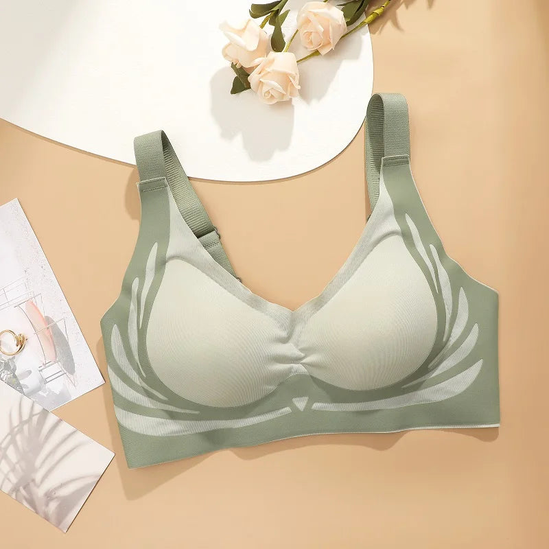 Super Gather Push-Up Bra – Seamless Full Cup Comfort