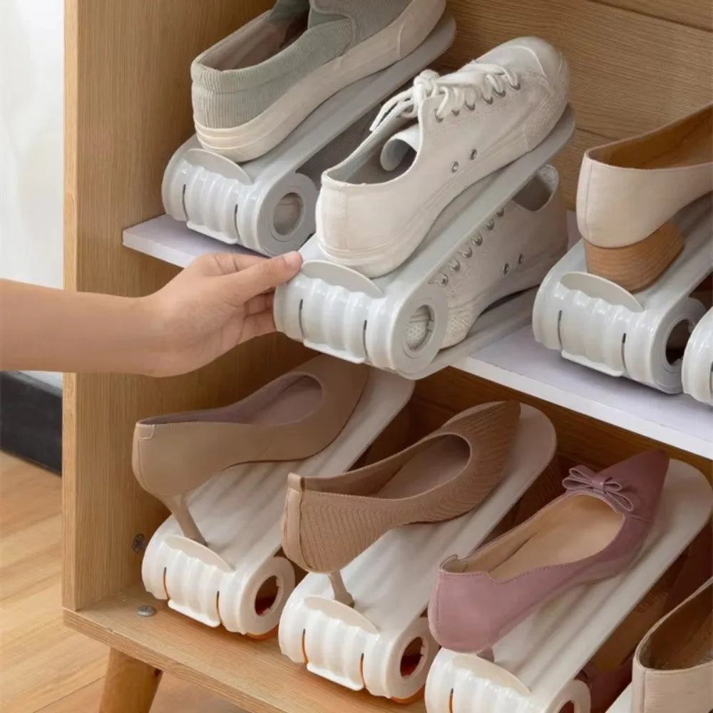 Double-Layer Shoe Rack Organizer