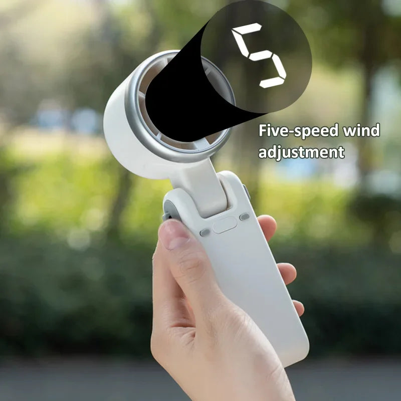 Folding Turbo Neck & Desktop Mini Fan