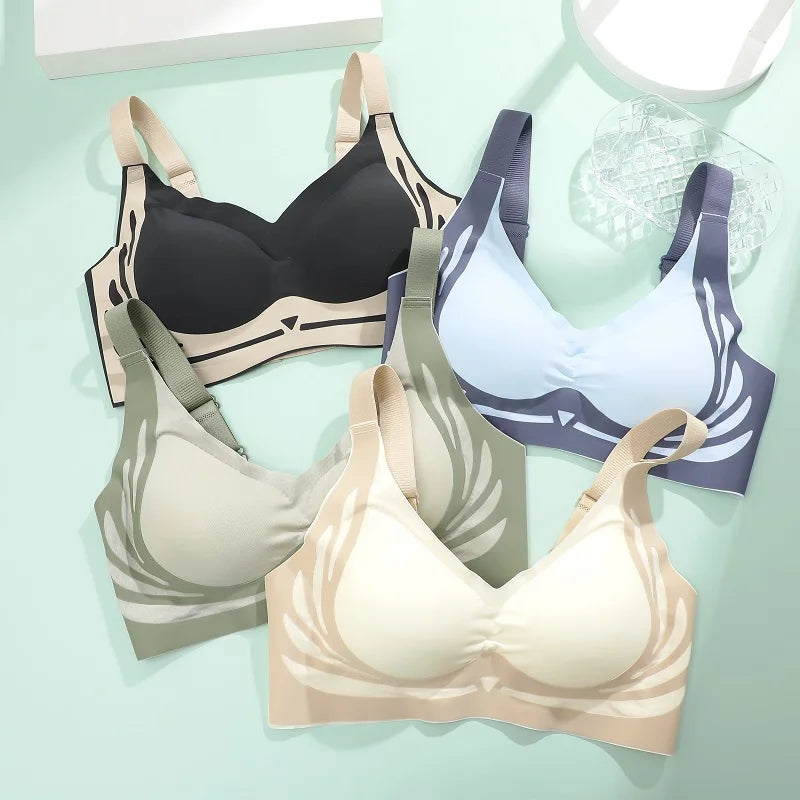 Super Gather Push-Up Bra – Seamless Full Cup Comfort