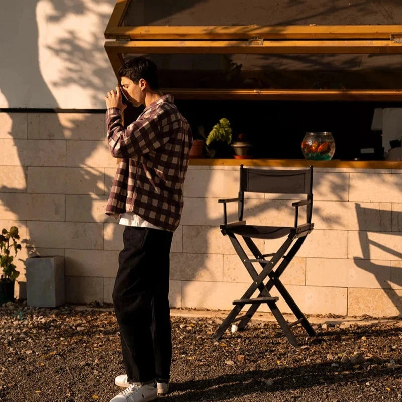 Oversized Vintage Plaid Shirt