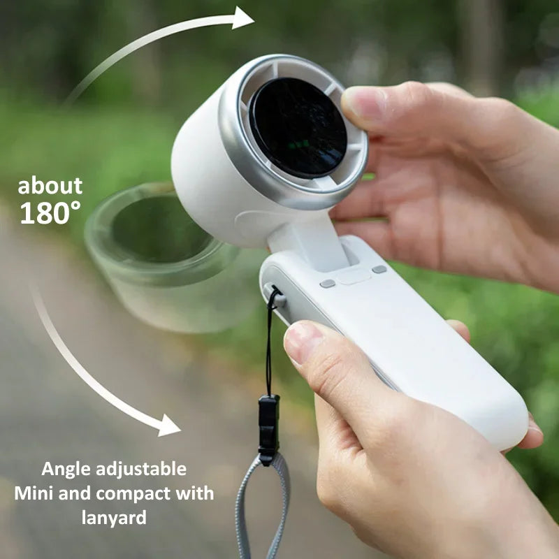 Folding Turbo Neck & Desktop Mini Fan