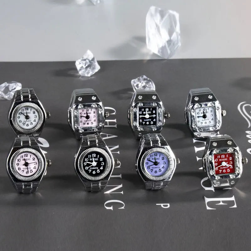Retro Watch Ring – Hip-Hop Punk Style