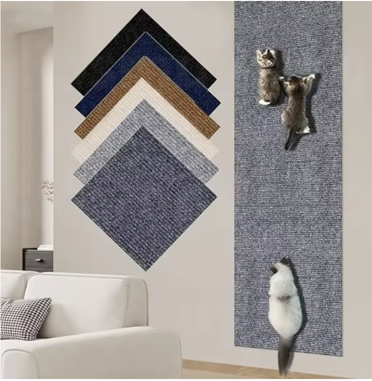 Self-Adhesive Cat Scratch Carpet – Sofa Protector Pad