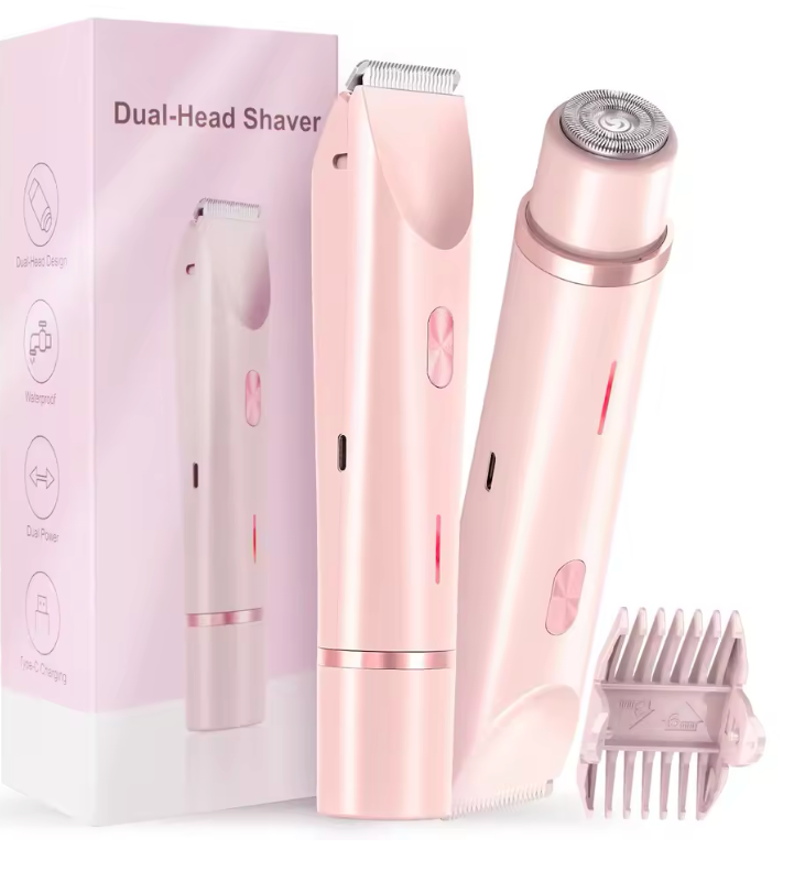 2-in-1 Electric Shaver – Smooth, Gentle &amp; Waterproof