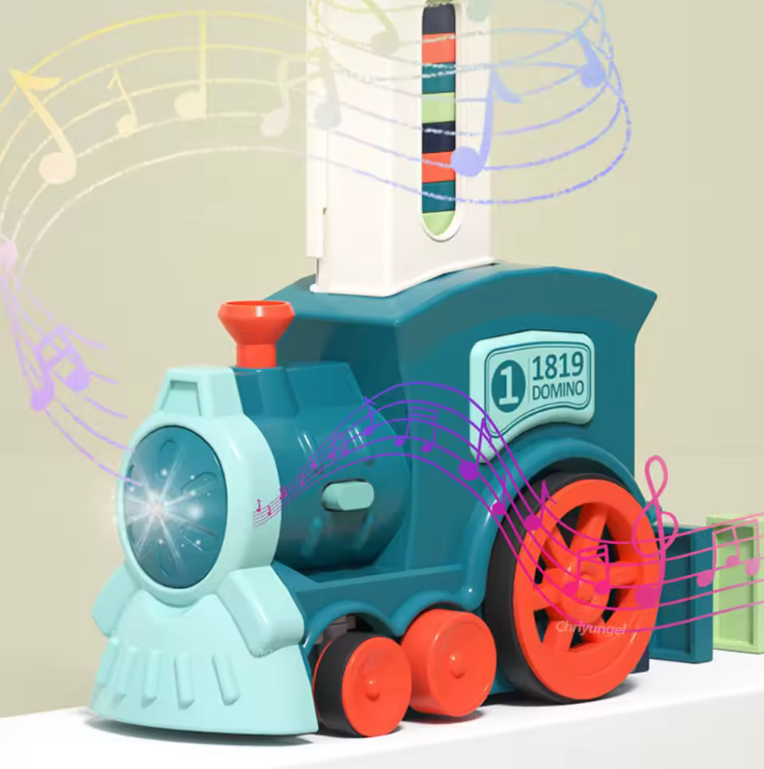 Domino Train Set – Automatic Domino Builder for Kids
