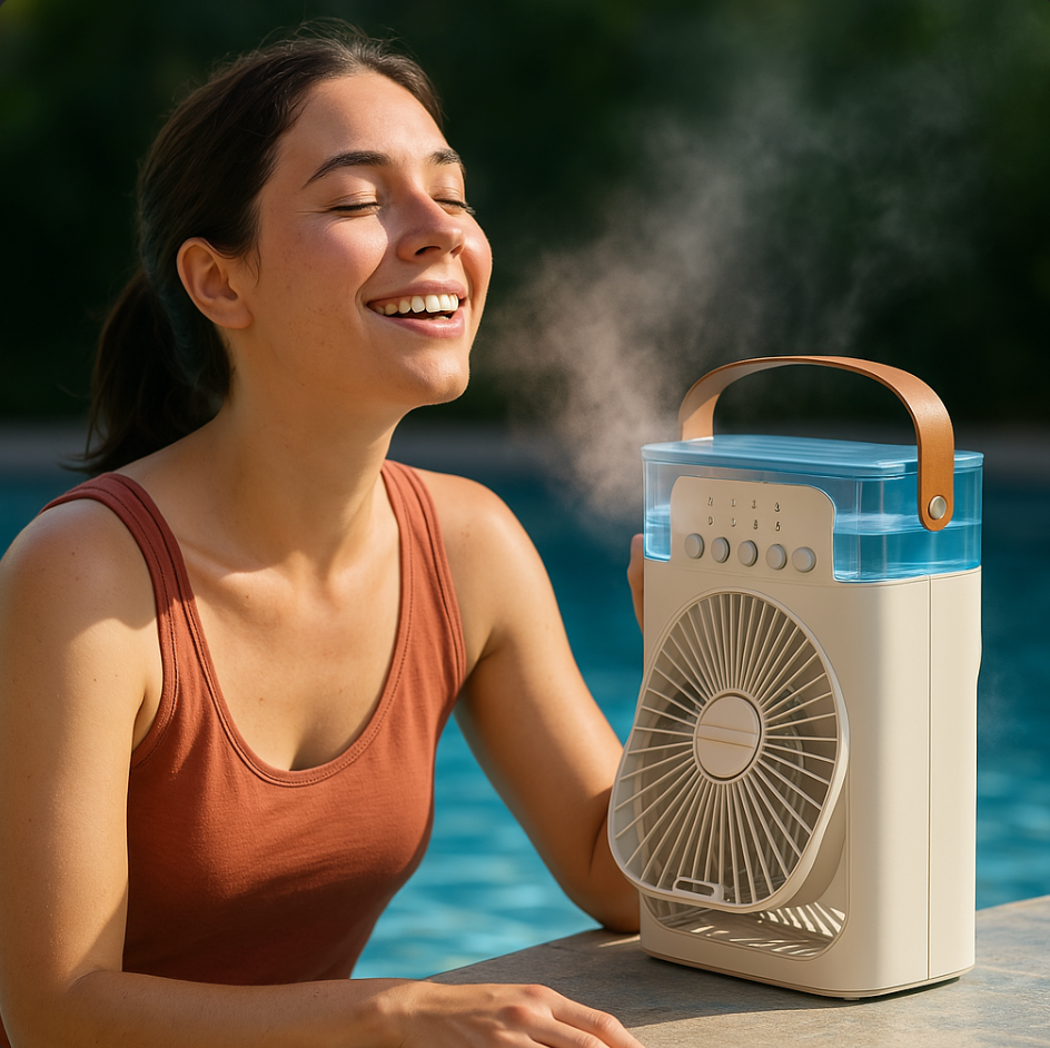 Portable Humidifier Fan – Personal Air Cooler