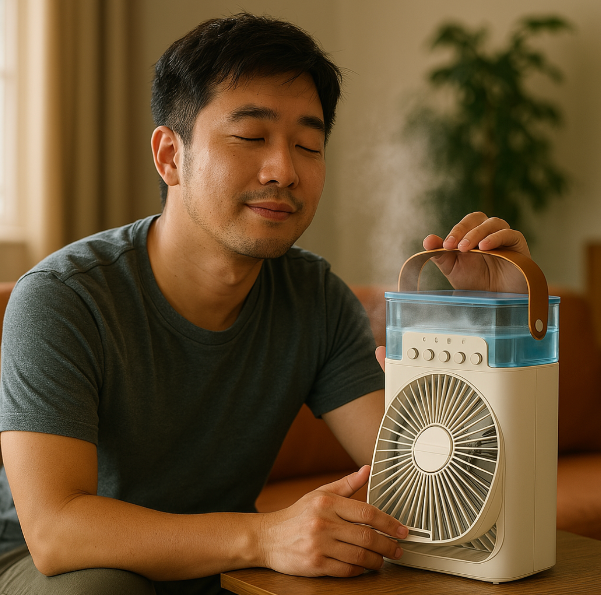 Portable Humidifier Fan – Personal Air Cooler