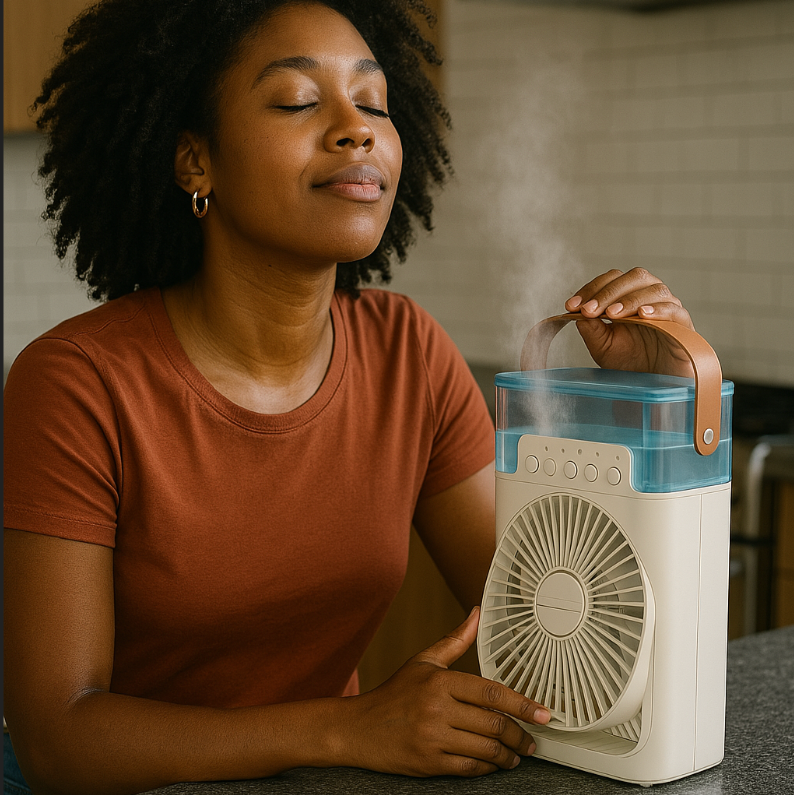 Portable Humidifier Fan – Personal Air Cooler