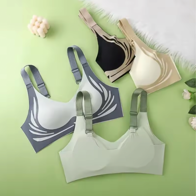 Super Gather Push-Up Bra – Seamless Full Cup Comfort