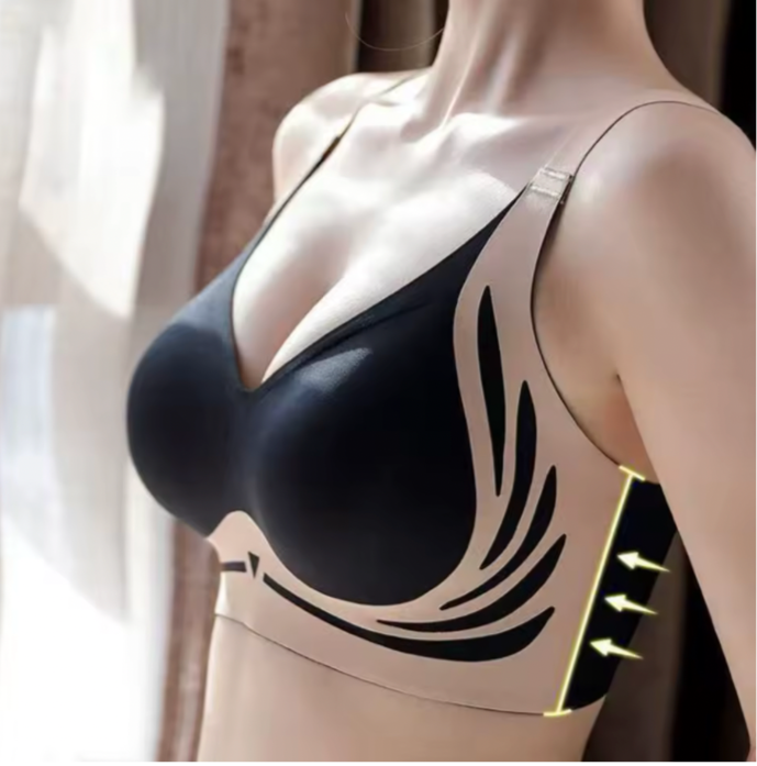 Super Gather Push-Up Bra – Seamless Full Cup Comfort