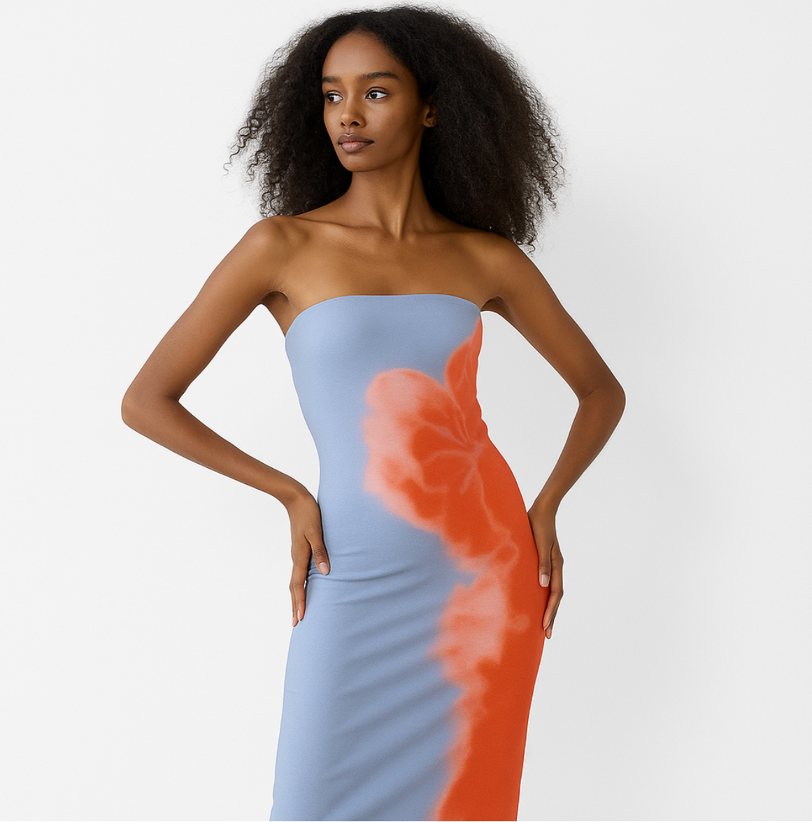 Sexy Strapless Tube Maxi Dress