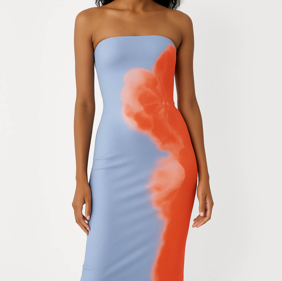 Sexy Strapless Tube Maxi Dress
