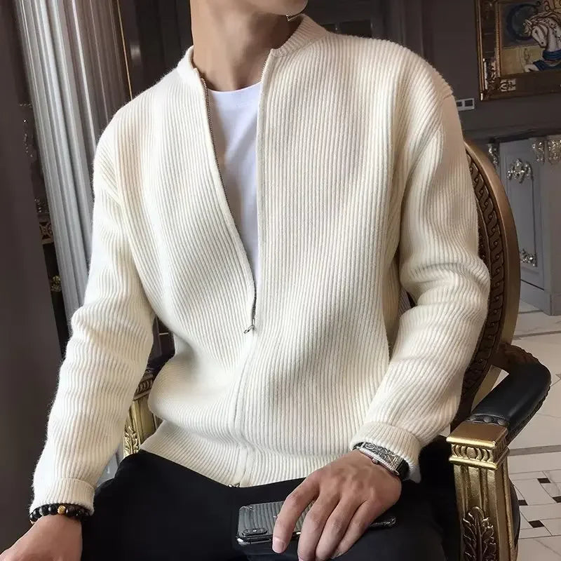 Men’s Stand Collar Sweater